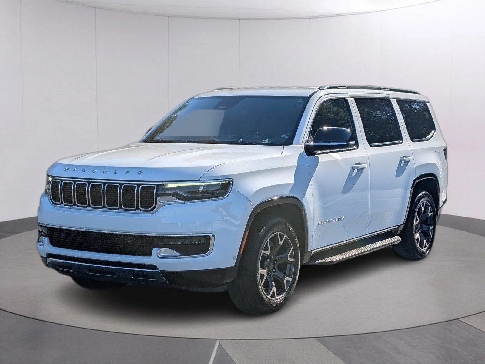 Used 2024 Bright White Clearcoat Jeep Series III image 1