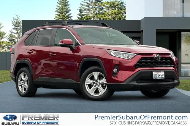 Used 2021 Red Toyota XLE image 1