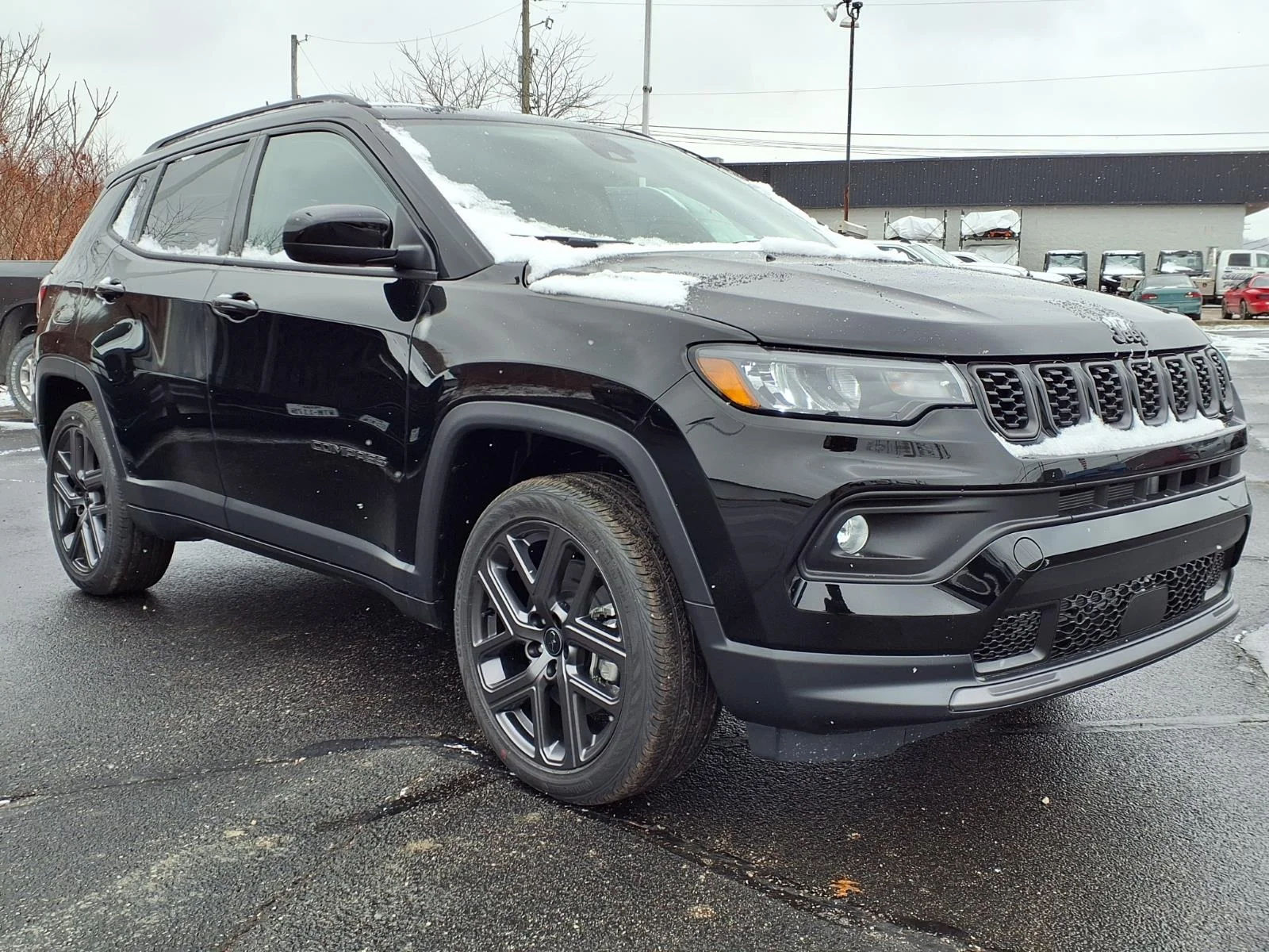 New 2026 Diamond Black Crystal Pearlcoat Jeep Latitude image 1