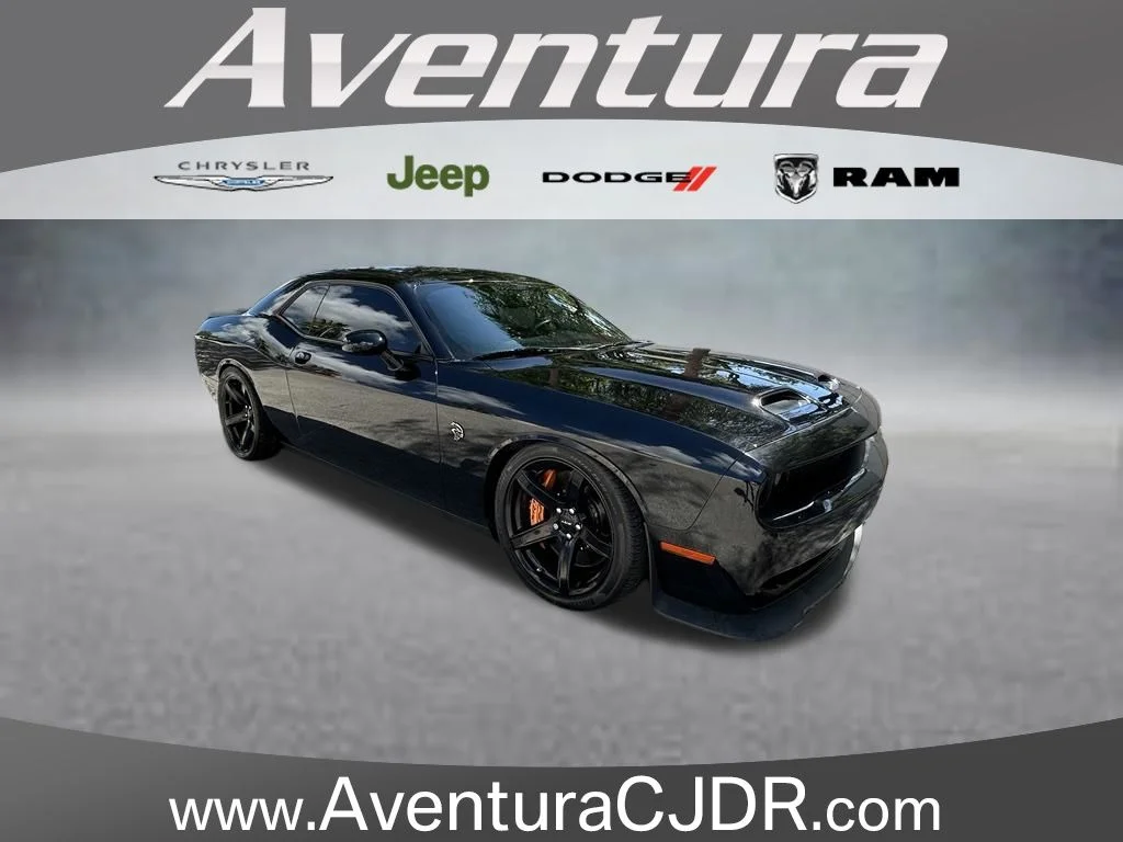 Used 2021 Black Dodge SRT Hellcat Redeye image 1