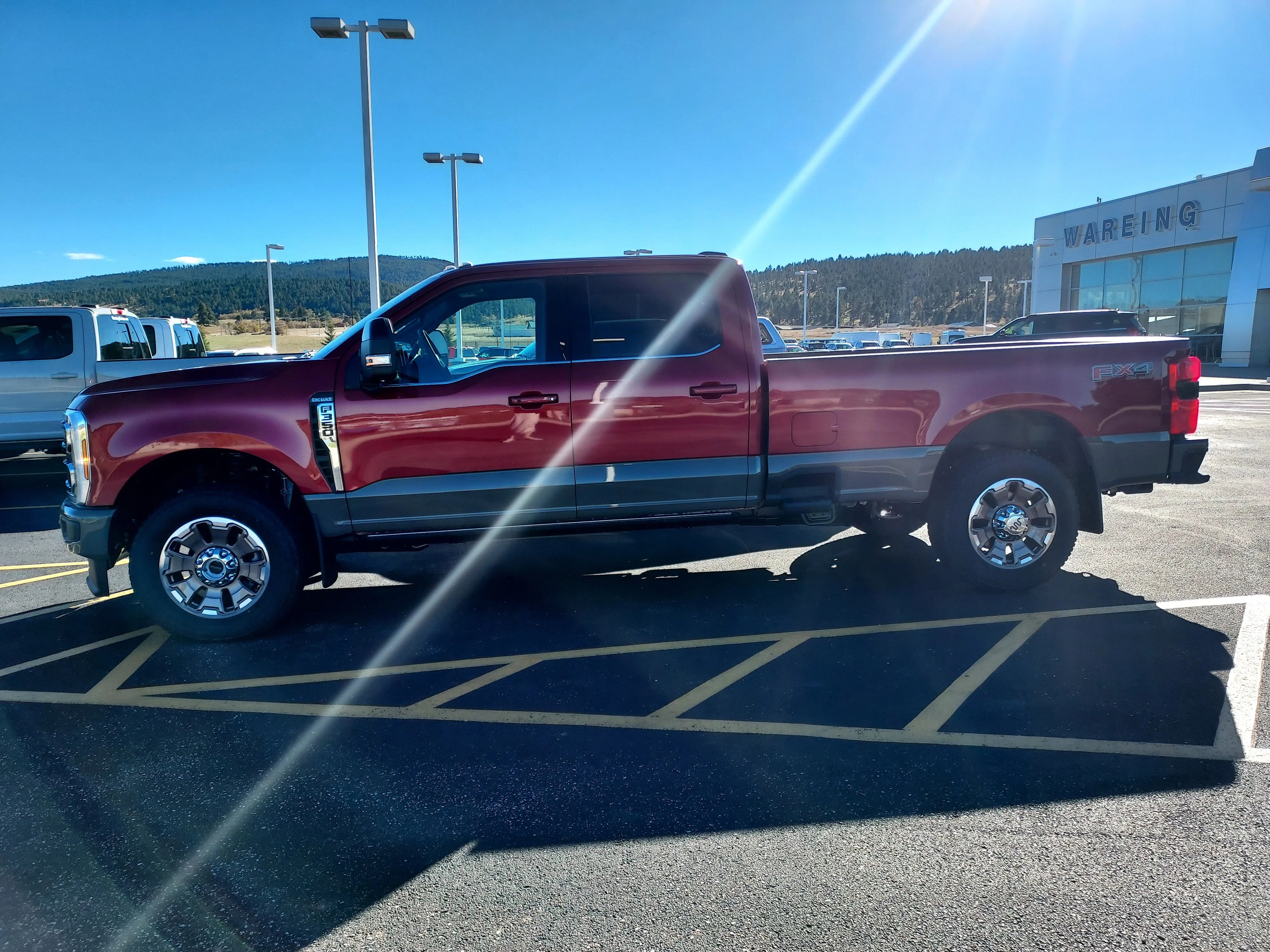 New 2026 Ruby Red Metallic Tinted Clearcoat Ford King Ranch image 2