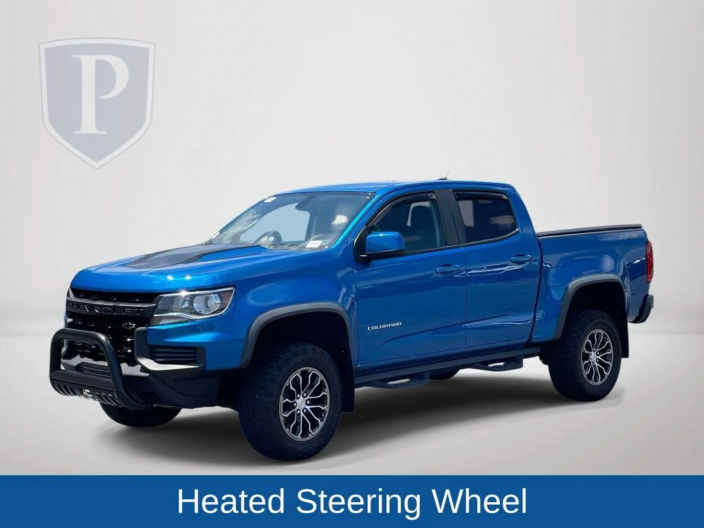 Certified Used 2022 Blue Chevrolet ZR2 image 4