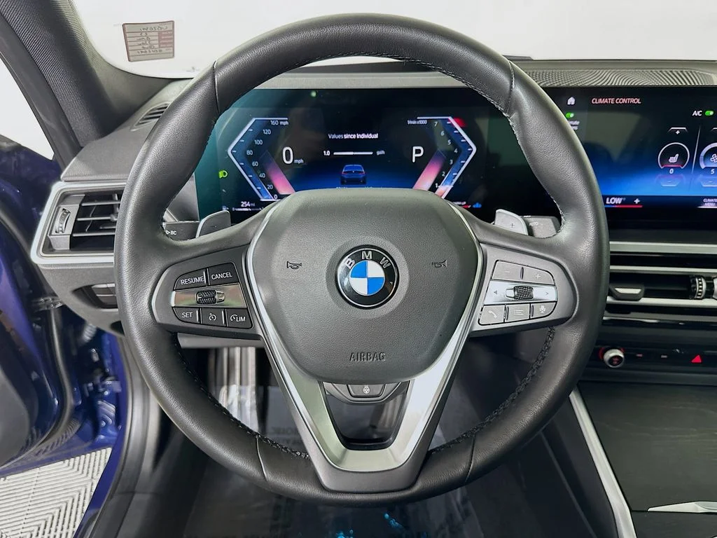 Certified Used 2023 Blue Metallic BMW 330i xDrive image 12