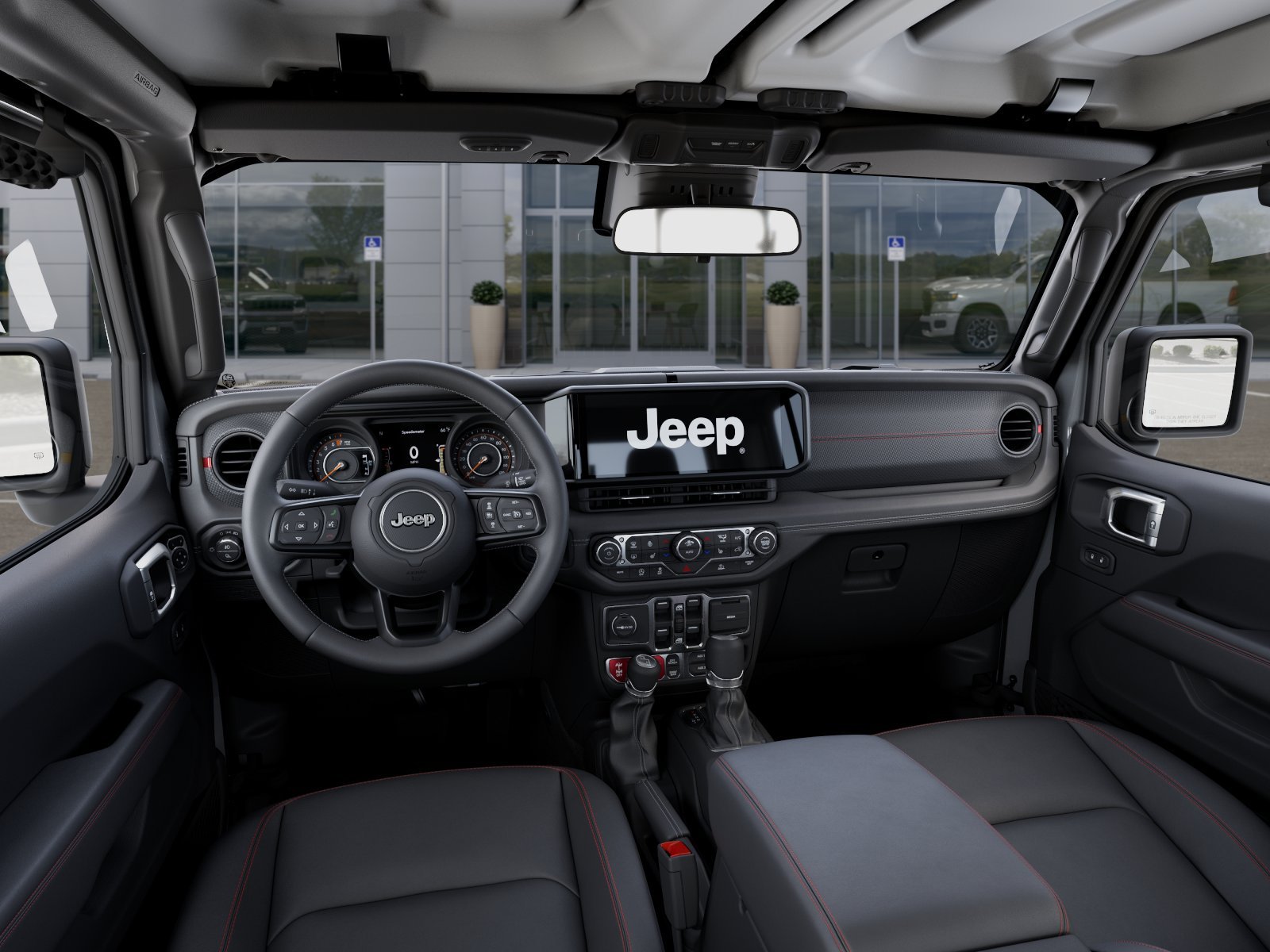 New 2026 Bright White Clear-Coat Exterior Paint Jeep Rubicon image 42