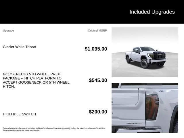 New 2026 Glacier White Tricoat GMC Denali Ultimate image 5