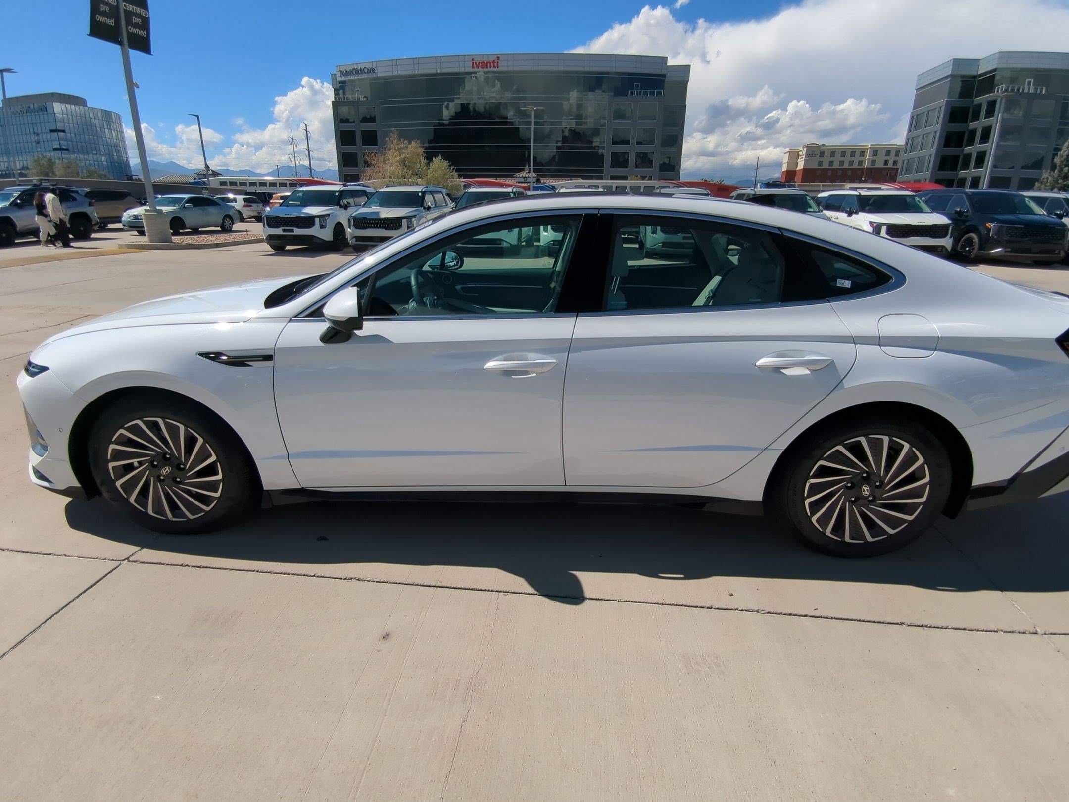 Certified Used 2025 Serenity White Hyundai Limited image 3
