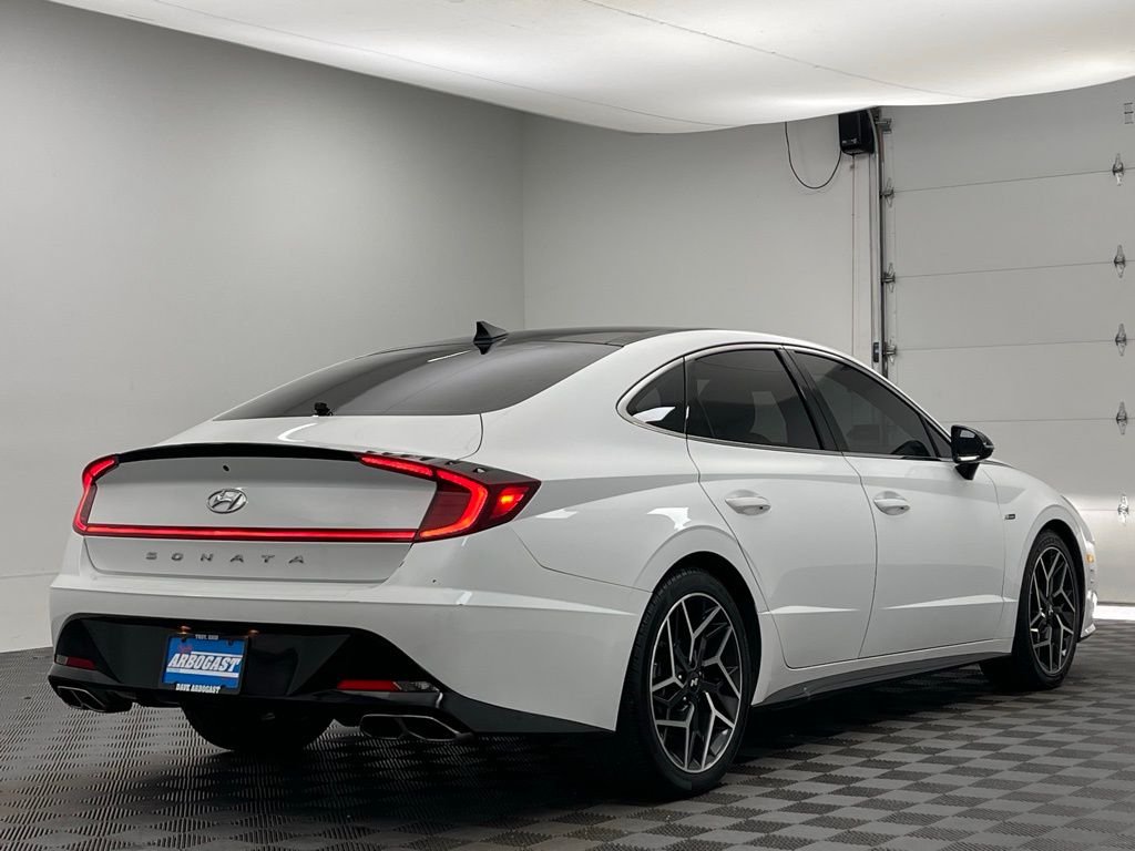 Used 2021 Quartz White Hyundai N Line image 8