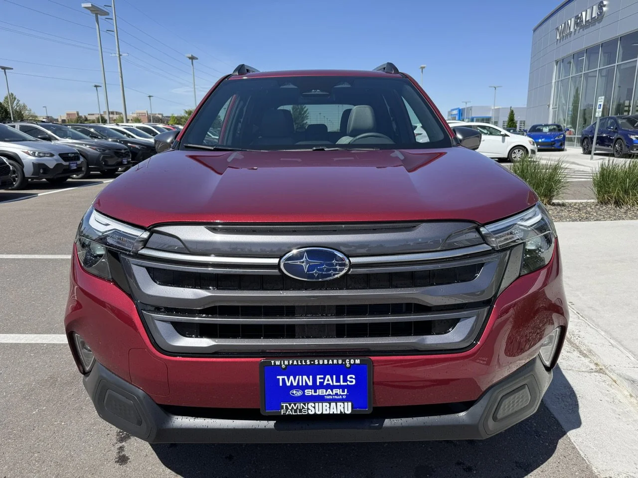 New 2026 Crimson Red Pearl Subaru Premium image 2