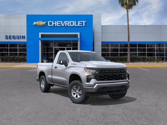 New 2026 Sterling Gray Metallic Chevrolet WT image 1