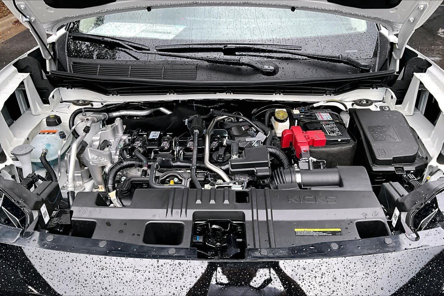 New 2026 Aspen White Tricoat/Super Black Nissan SV image 16