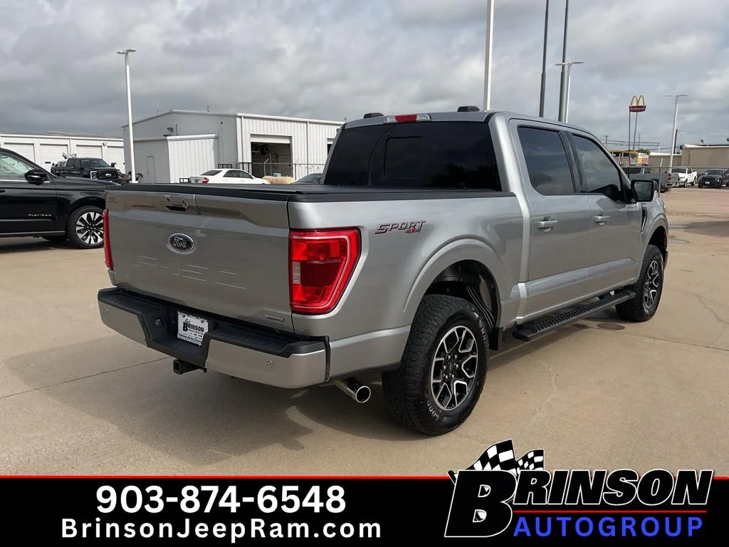 Used 2023 Iconic Silver Metallic Ford XLT image 7