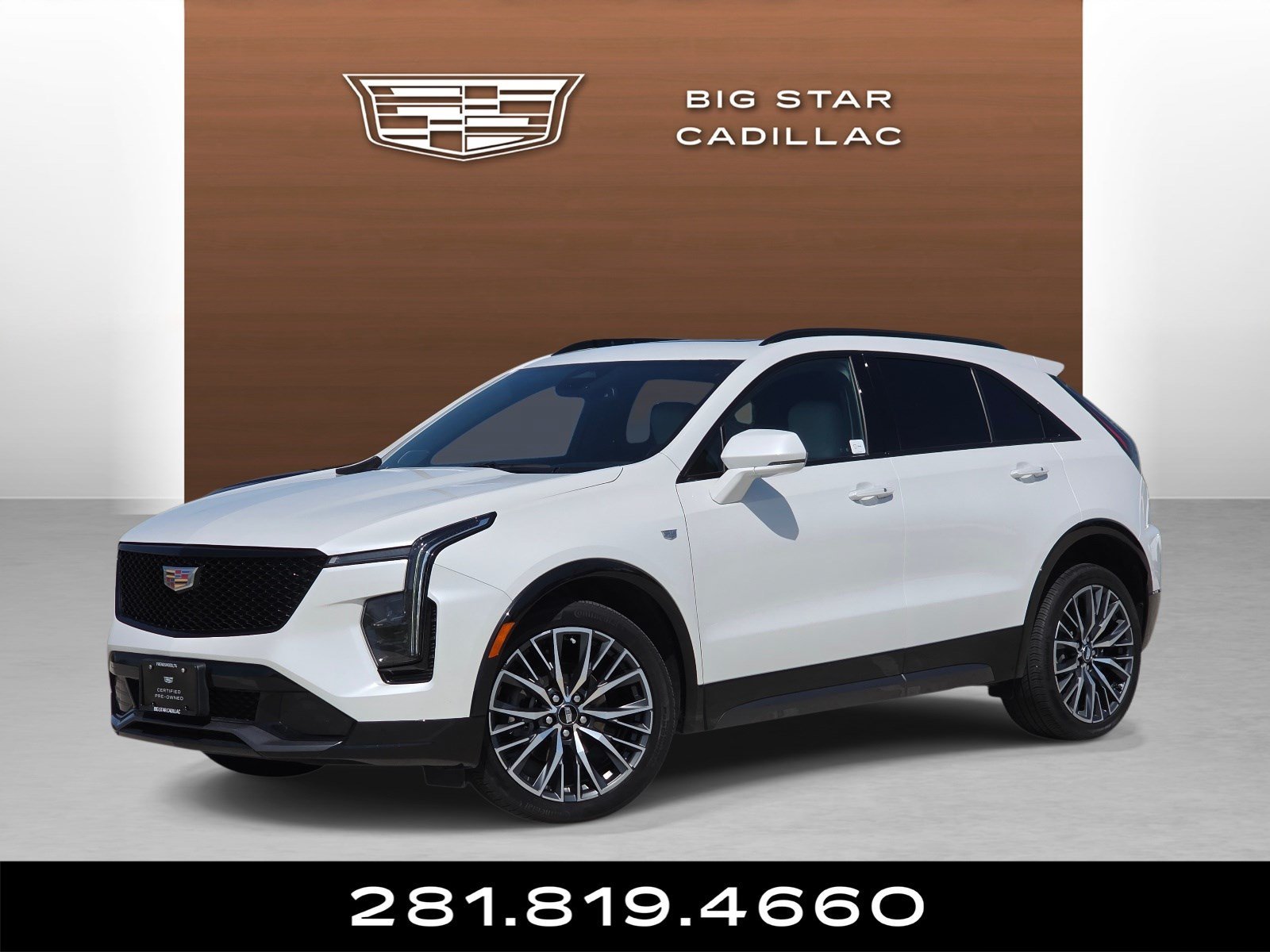 Certified Used 2024 Crystal White Tricoat Cadillac Sport image 1