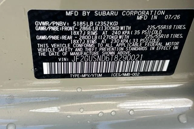 New 2026 SAND DUNE PEARL Subaru Limited Hybrid image 25