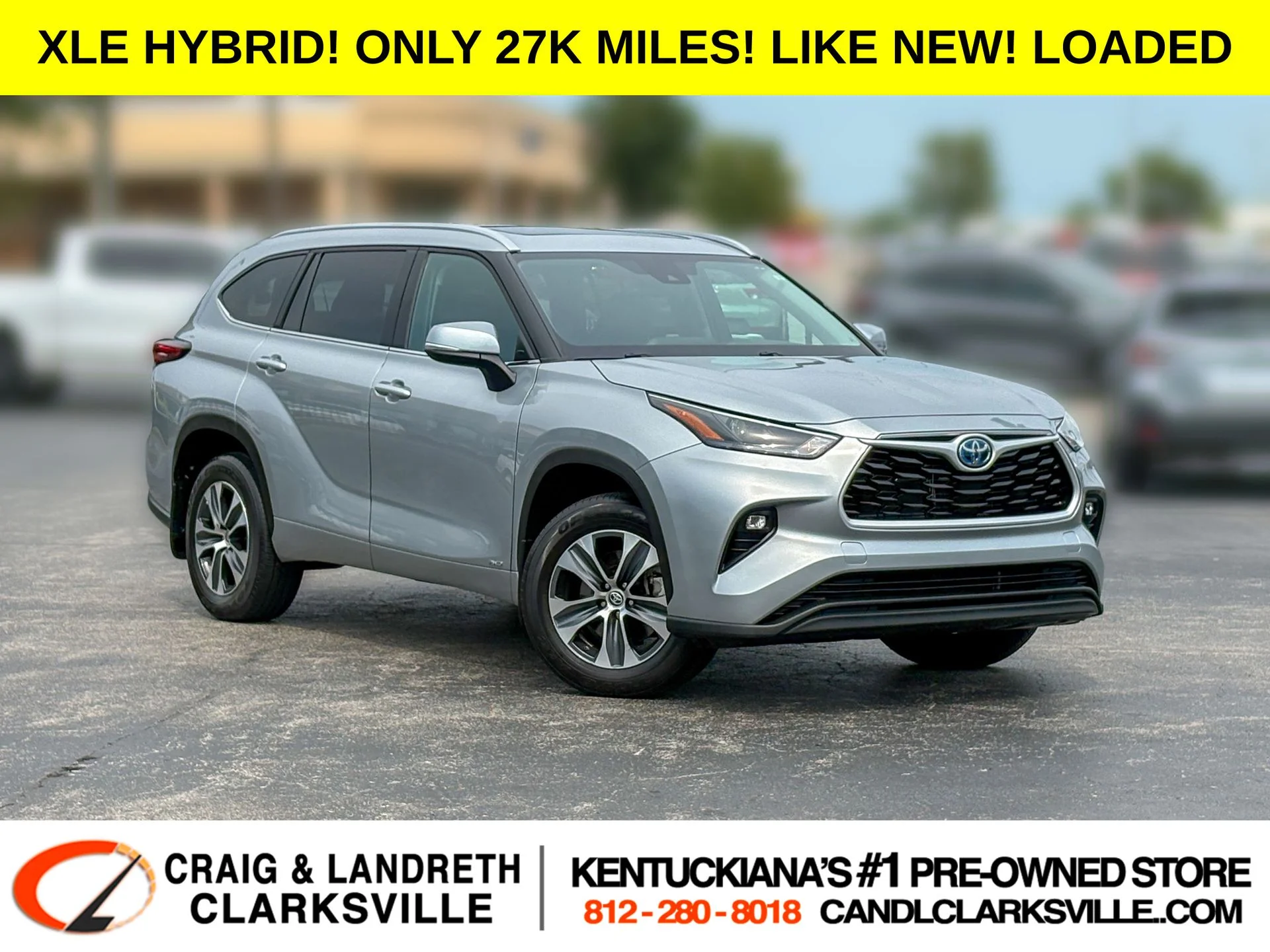 Used 2024 Silver Toyota XLE image 1
