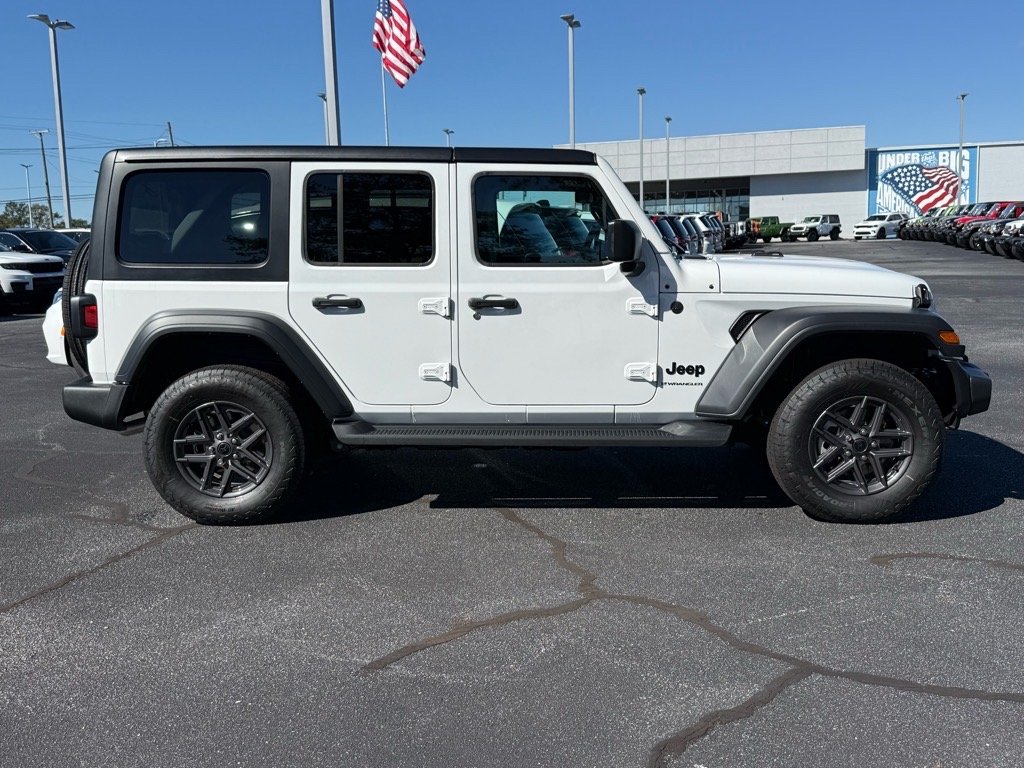 New 2026 Bright White Clear-Coat Exterior Paint Jeep Sport S image 2