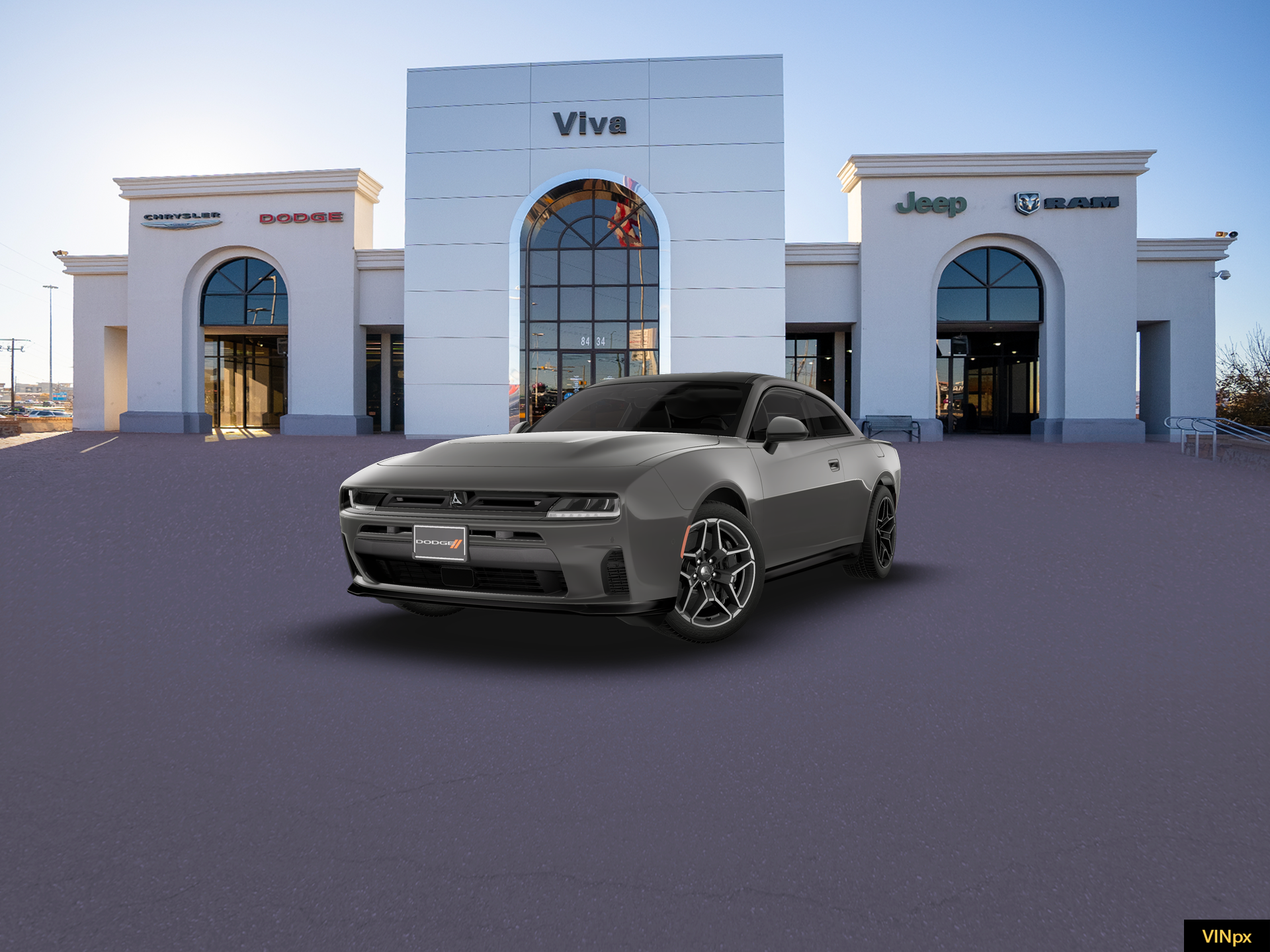 New 2026 Destroyer Gray Exterior Paint Dodge Scat Pack Plus image 1