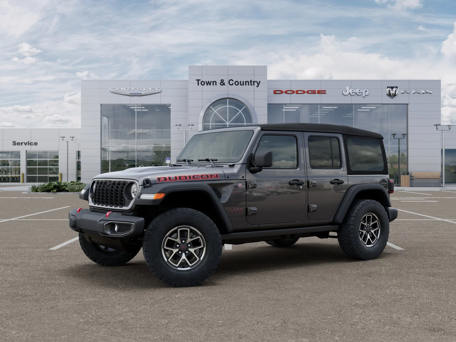 New 2026 Granite Crystal Metallic Clear-Coat Exterior Paint Jeep Rubicon image 23