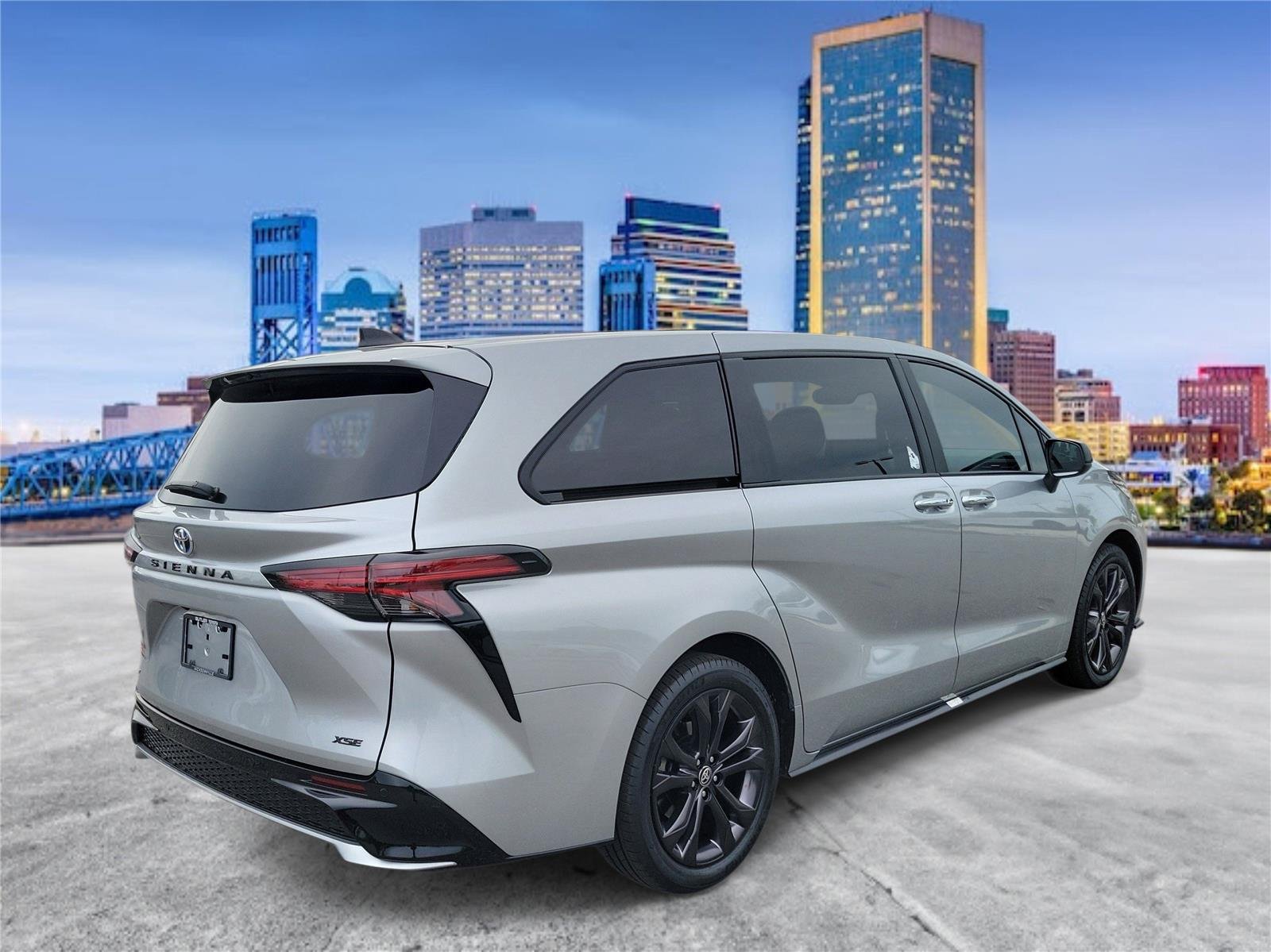 Used 2025 Celestial Silver Metallic Toyota XSE image 3