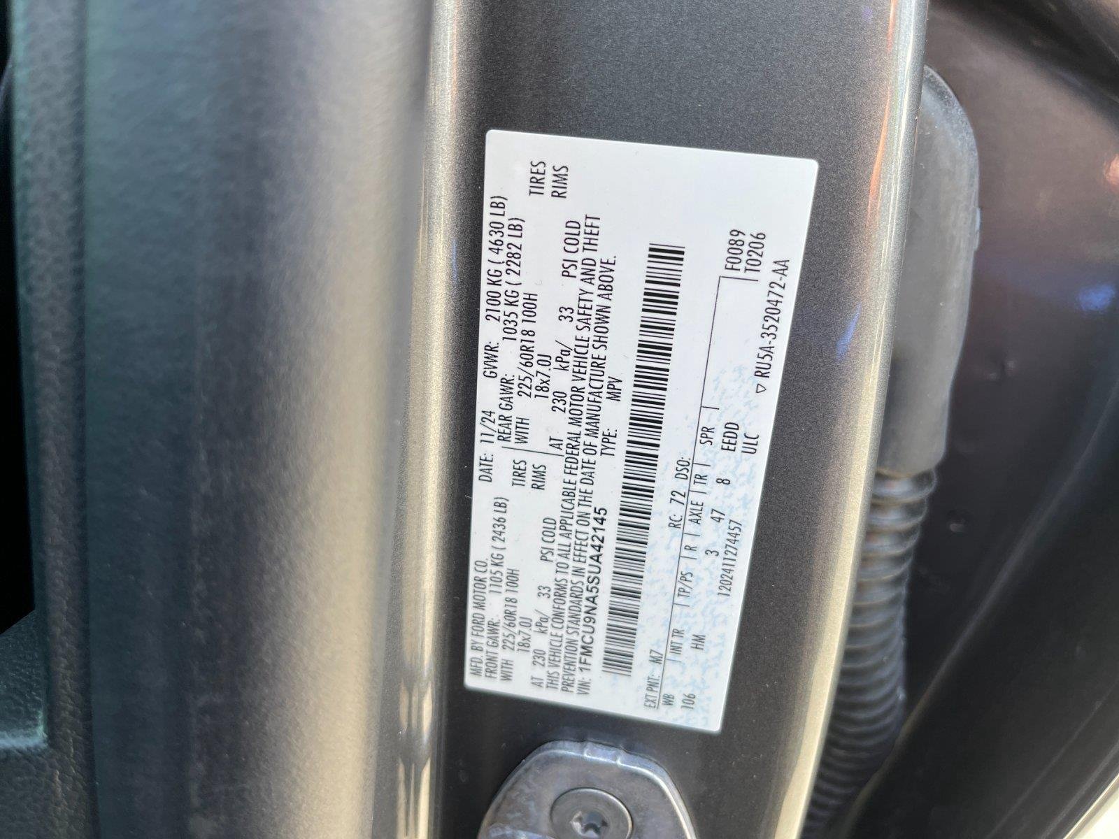 Used 2025 Carbonized Gray Ford ST-Line Select image 12