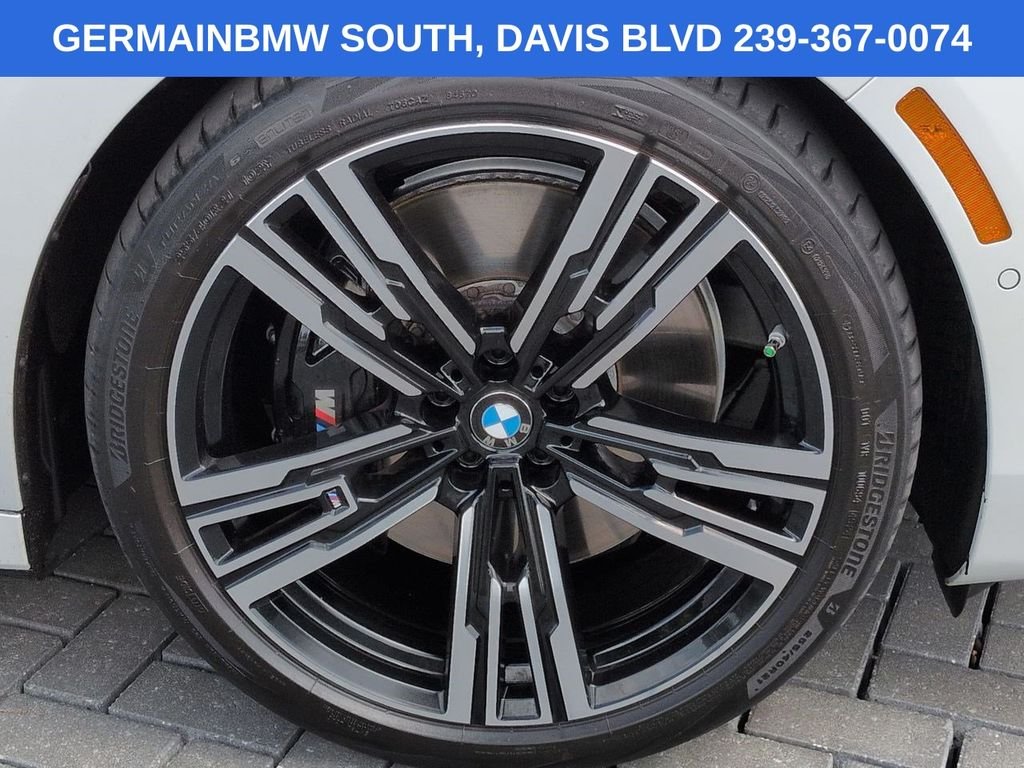 Certified Used 2025 White Metallic BMW 760i xDrive image 12