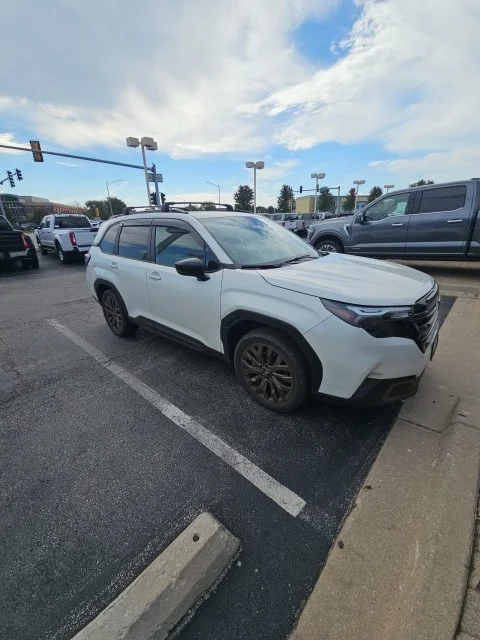 Certified Used 2025 White Subaru Sport image 2