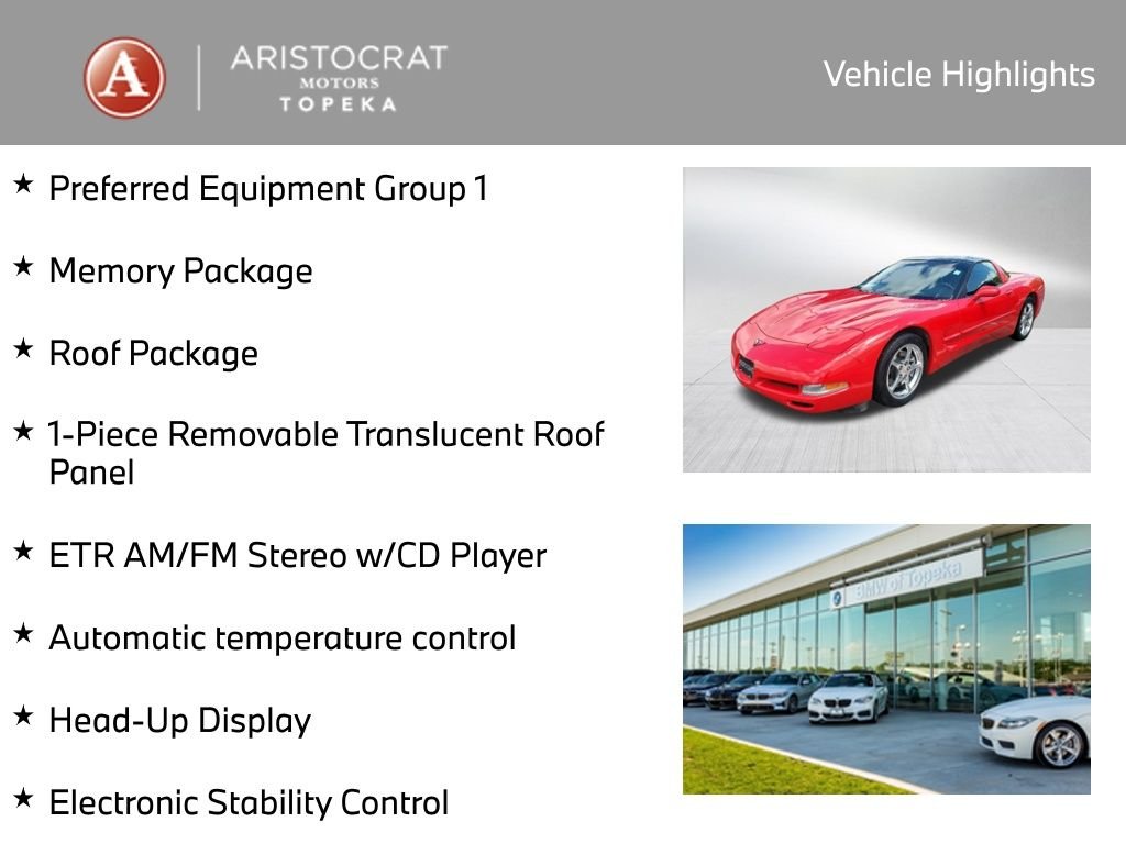 Used 2004 Chevrolet Corvette Base with VIN 1G1YY22G245106159 for sale in Kansas City