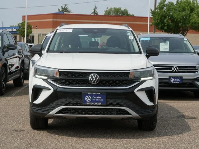 Certified 2024 Volkswagen Taos S with VIN 3VV8X7B28RM039565 for sale in Inver Grove Heights, Minnesota