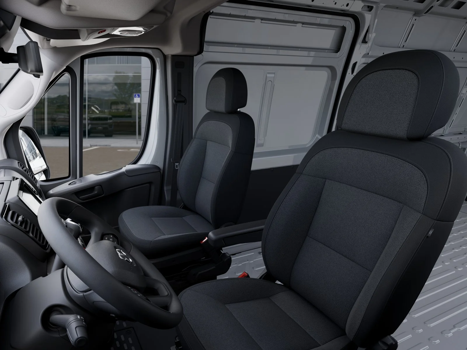 New 2026 Bright White Clear-Coat Exterior Paint RAM SLT 3500 High Roof Ext 159" WB image 48