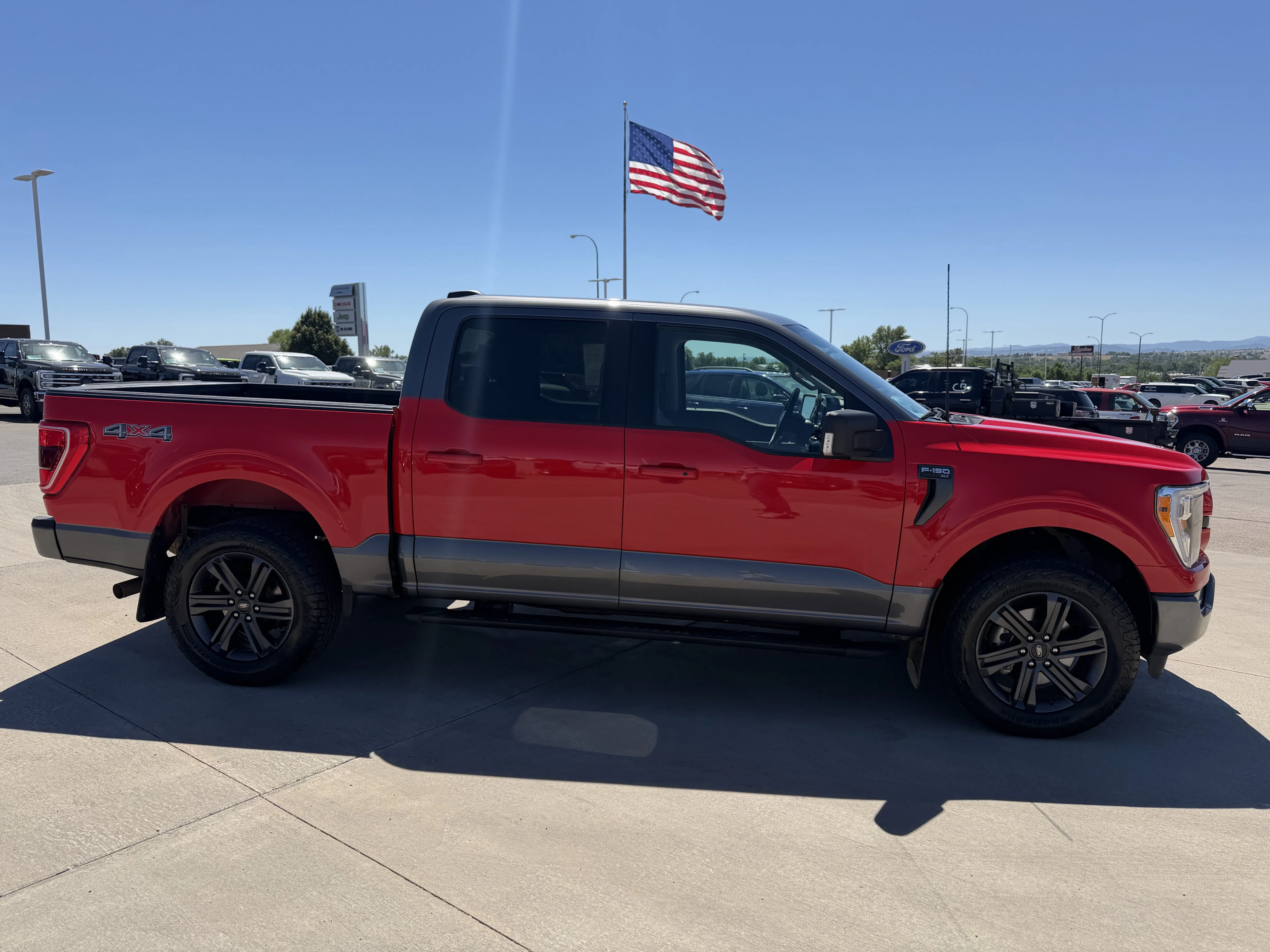 Used 2023 Red Ford XLT image 4