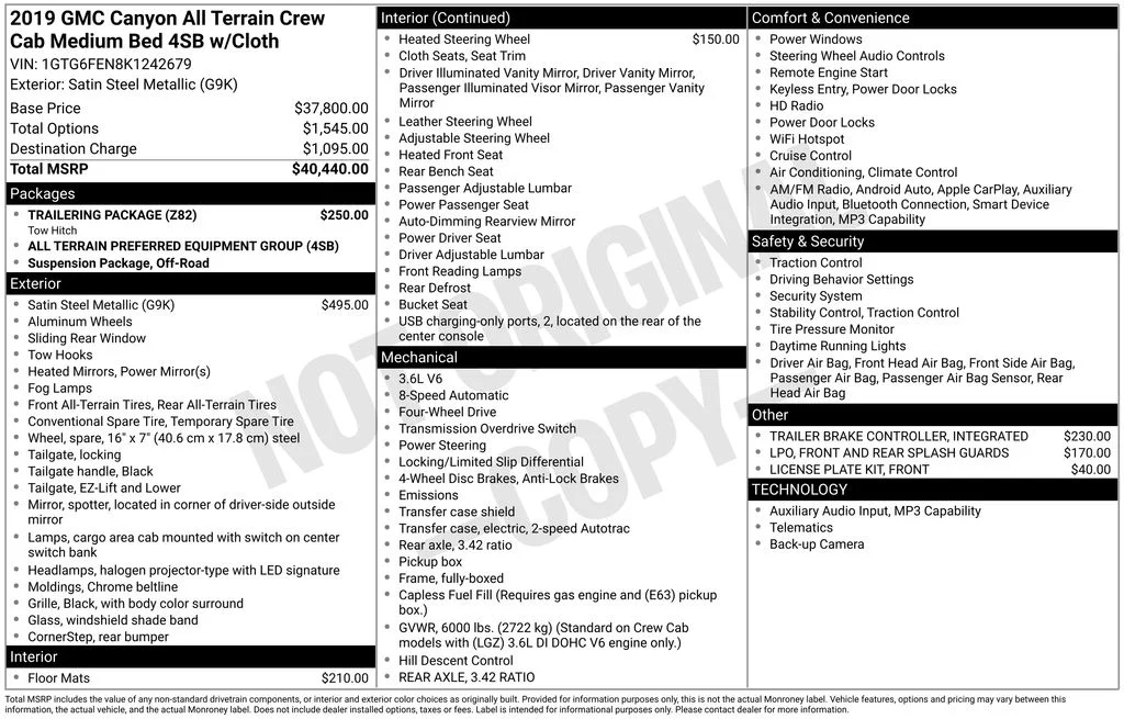 Used 2019 Satin Steel Metallic GMC All Terrain image 5