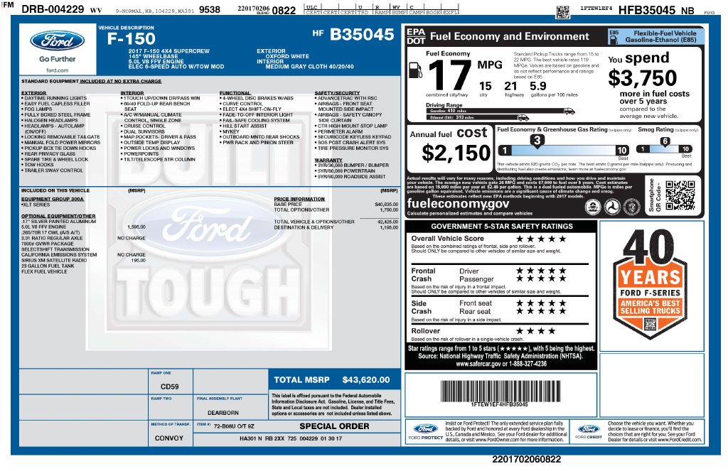 Used 2017 Oxford White Ford XLT image 11