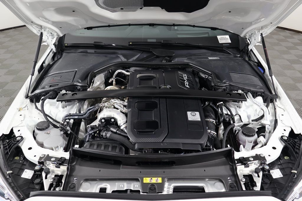 New 2026 Polar White Mercedes-Benz AMG® C 43 4MATIC® Sedan image 9
