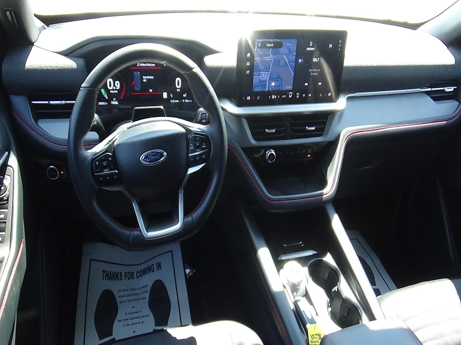 Used 2025 Star White Metallic Tri-Coat (az) Ford ST-Line image 13