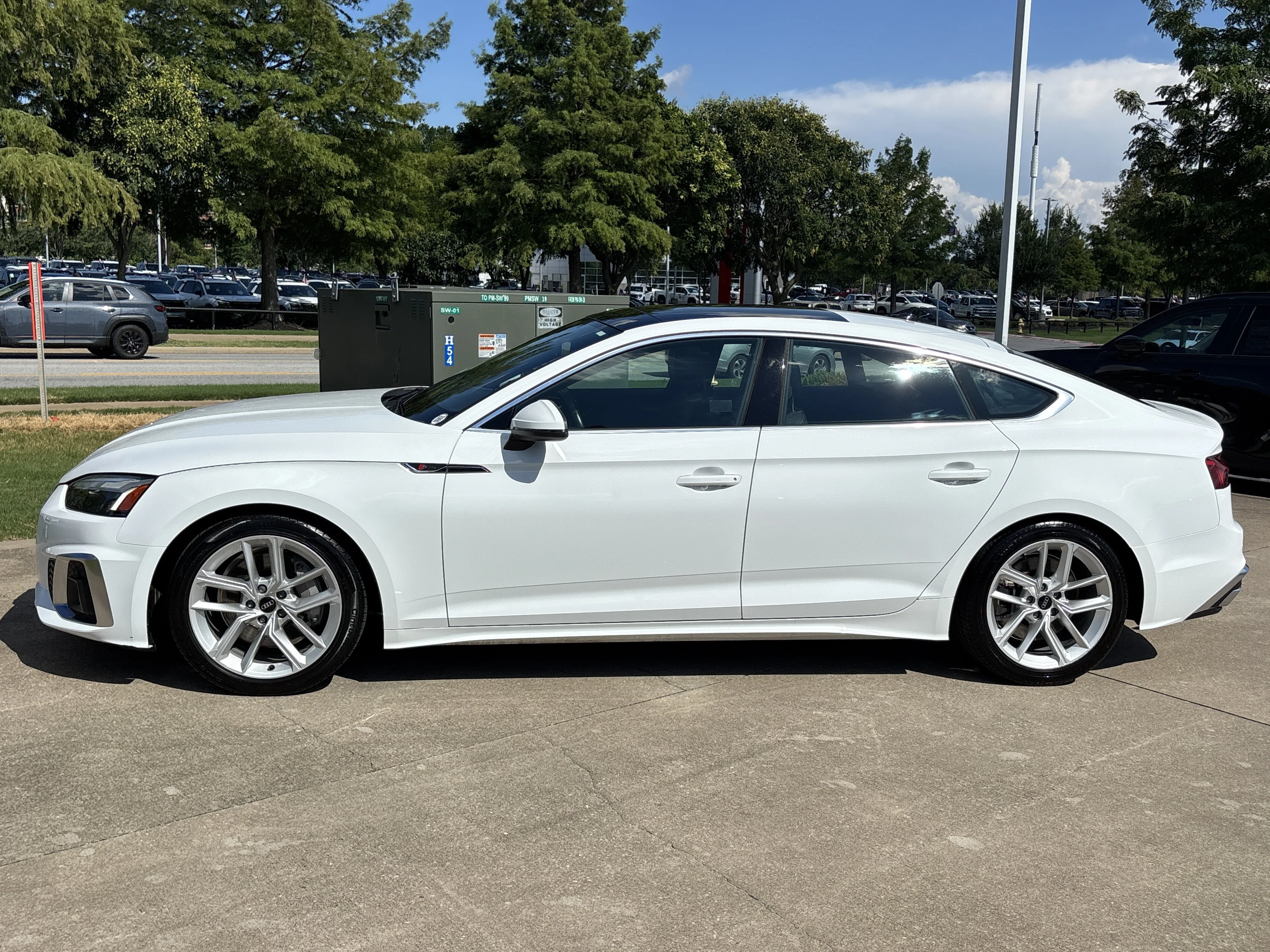 Used 2024 Arkona White Audi 45 S line Premium Plus AWD image 10