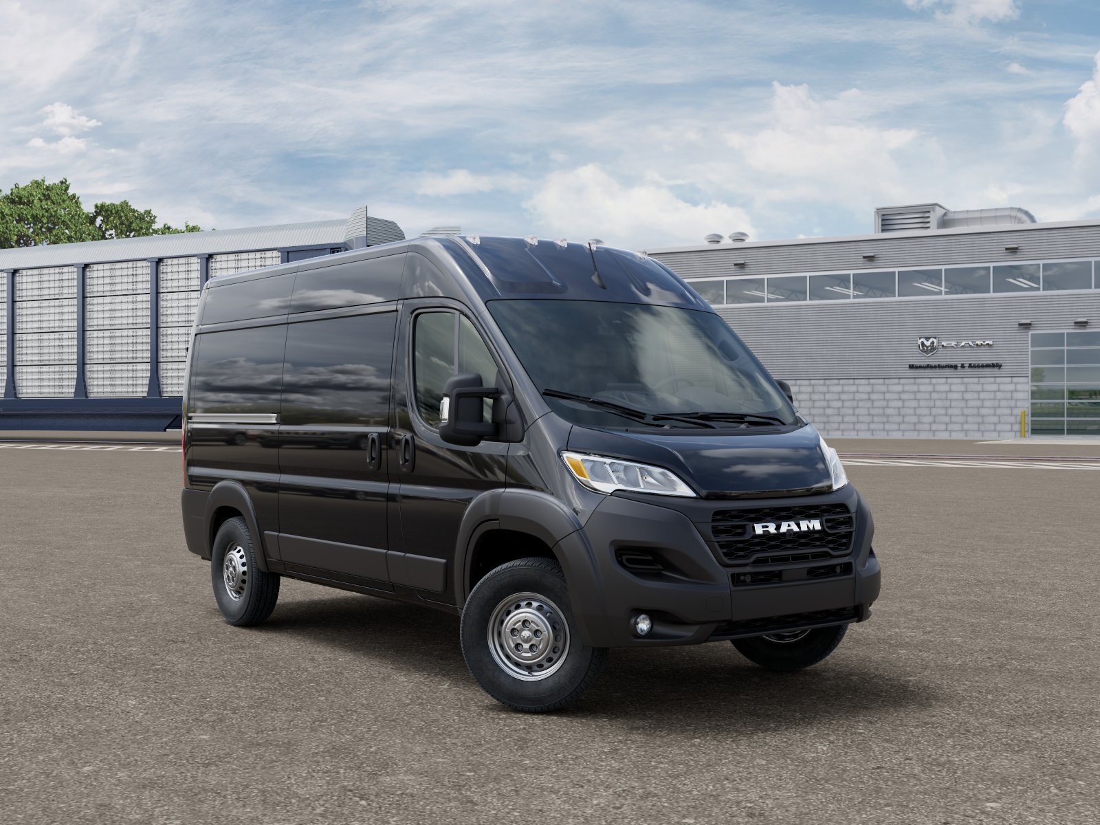 New 2026 Black Clear-Coat Exterior Paint RAM Tradesman image 3