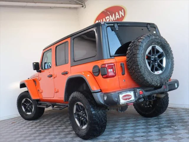 Used 2018 Orange Jeep Rubicon 4x4 image 4