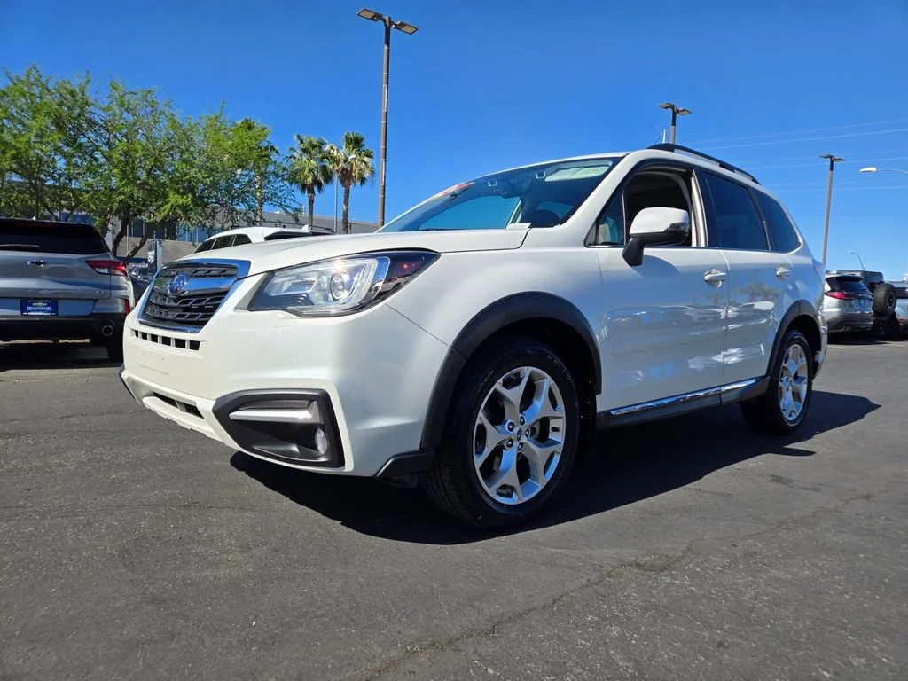 Used 2017 Crystal White Pea Subaru Touring image 2