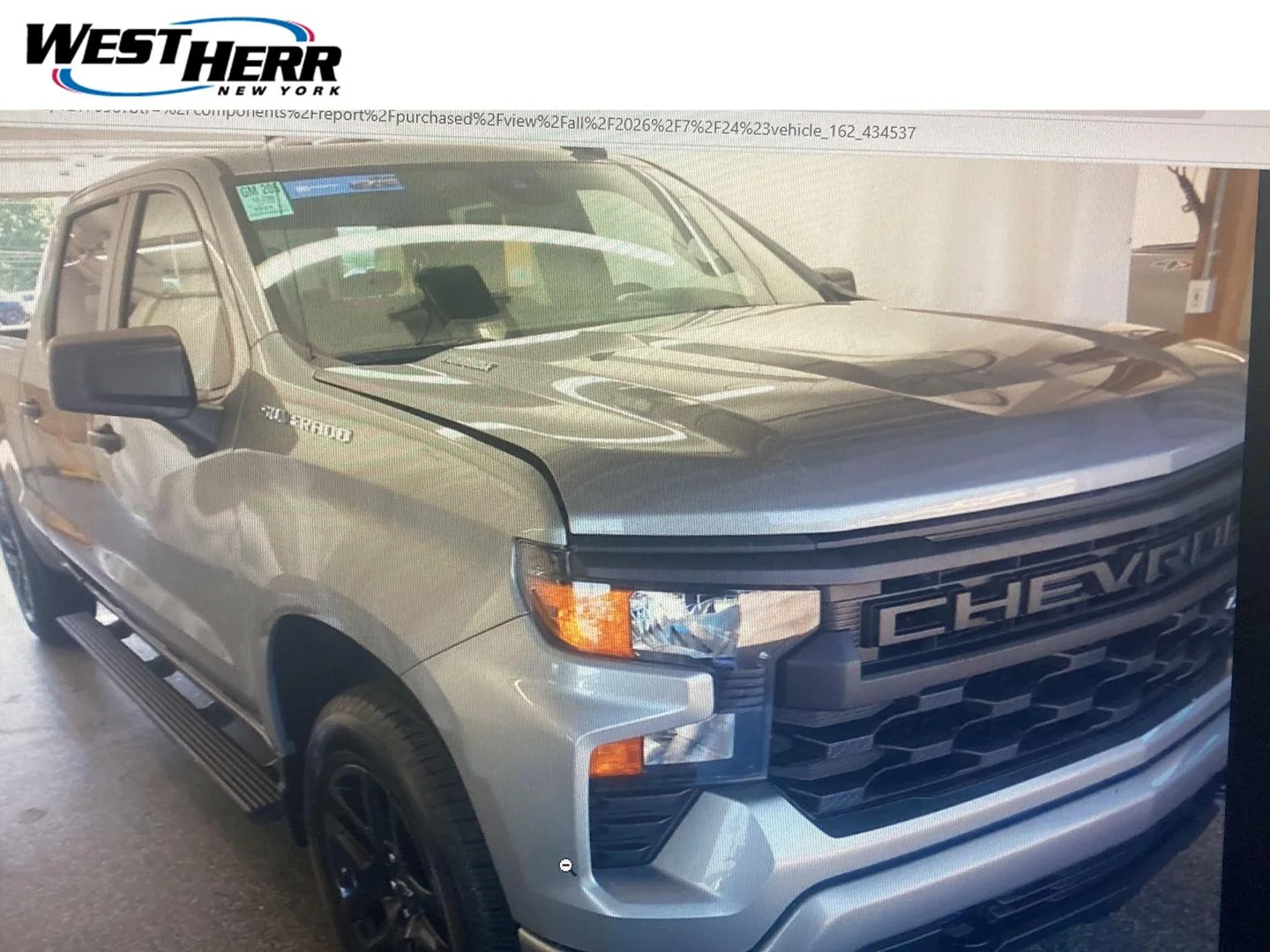 Used 2024 Sterling Grey Metallic Chevrolet Custom image 1