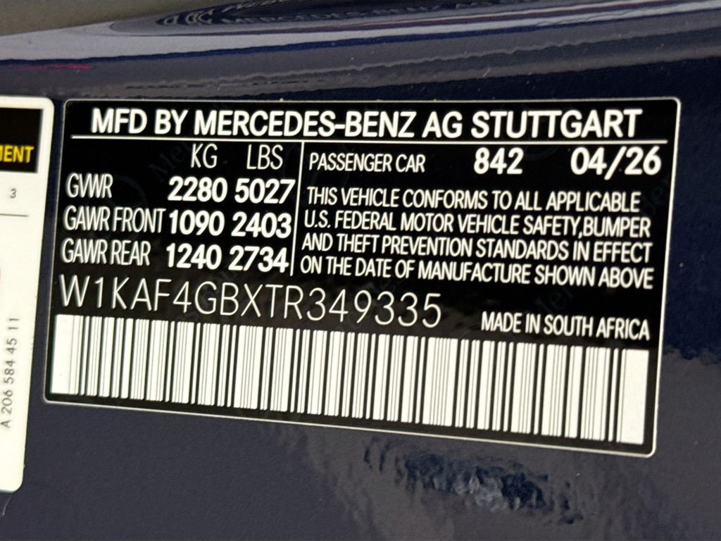 New 2026 Twilight Blue Metallic Mercedes-Benz C 300 image 33