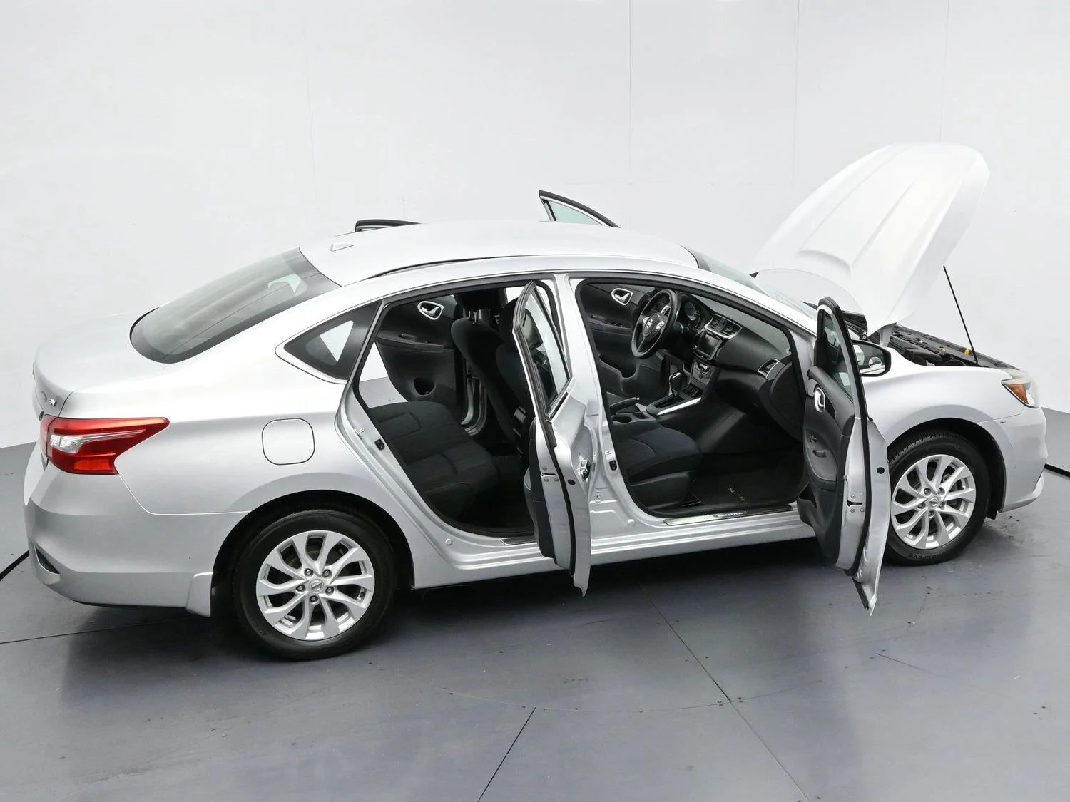 Used 2019 Brilliant Silver Metallic Nissan SV image 36