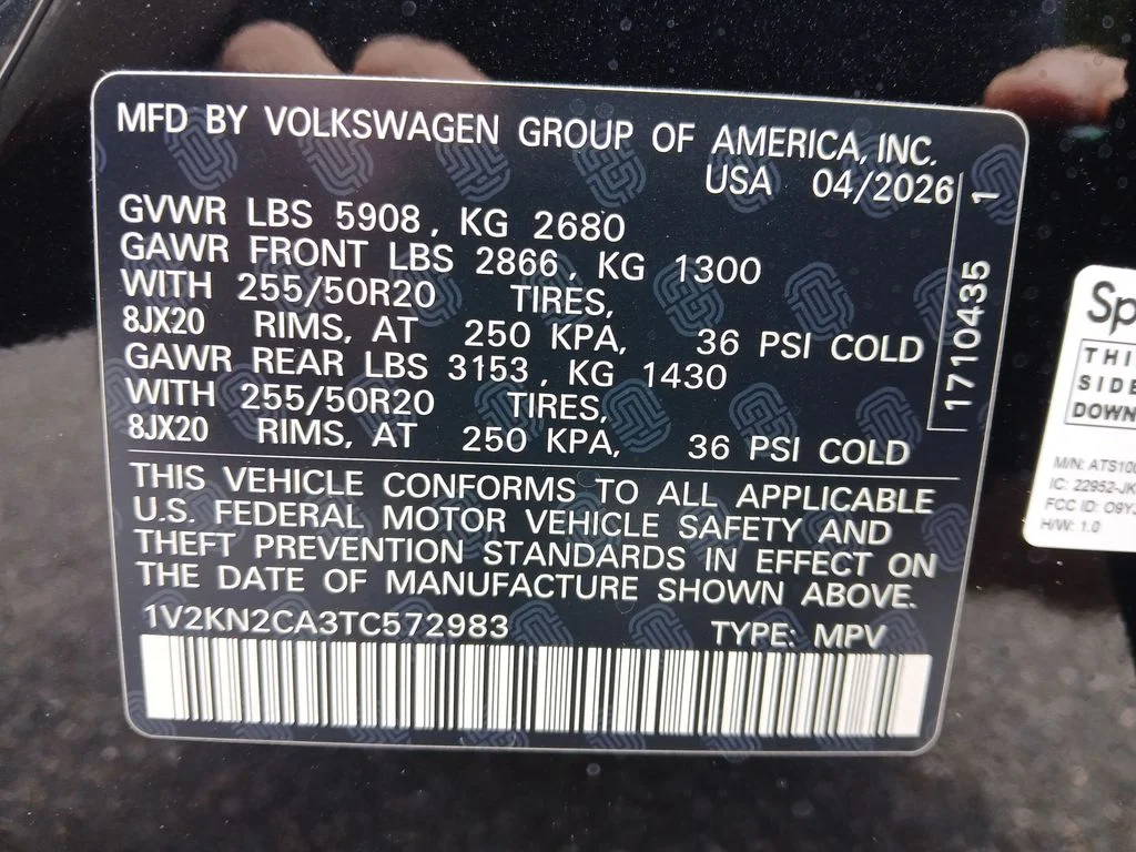 New 2026 Black Volkswagen 2.0T SE w/Technology image 29