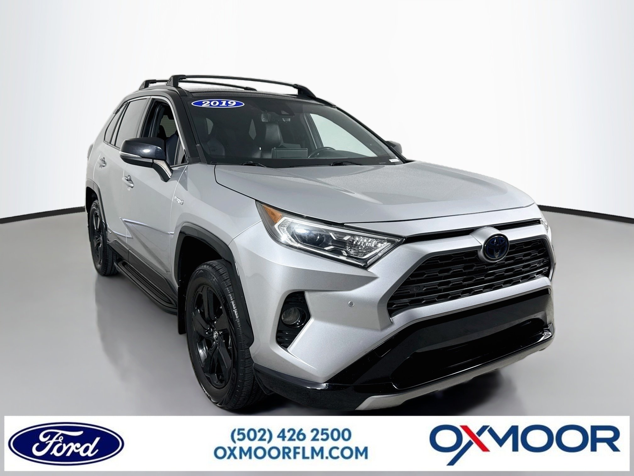 Used 2019 Silver Sky Metallic w/Black Roof Toyota Hybrid XSE image 1