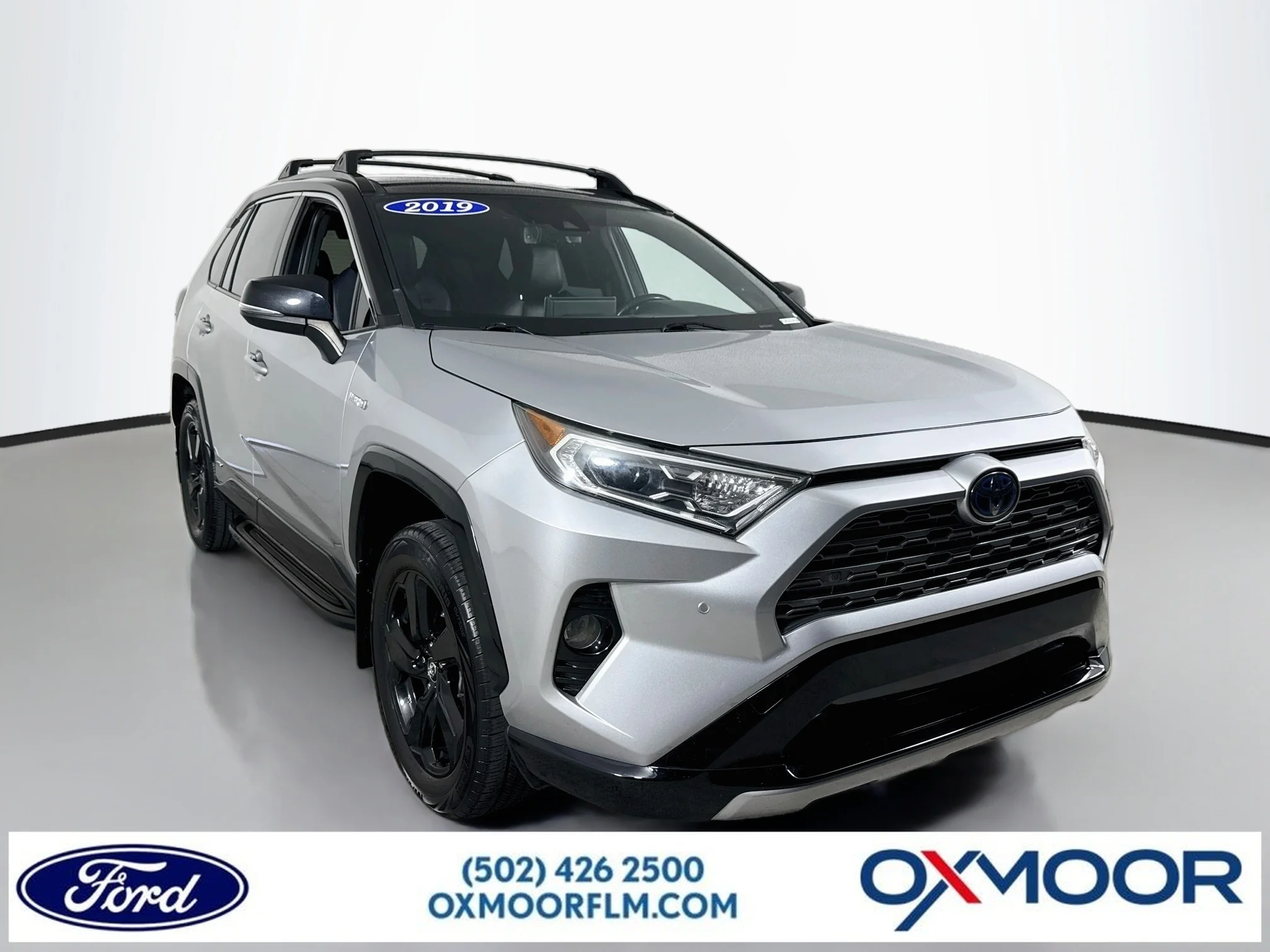 Used 2019 Silver Sky Metallic Toyota Hybrid XSE image 1