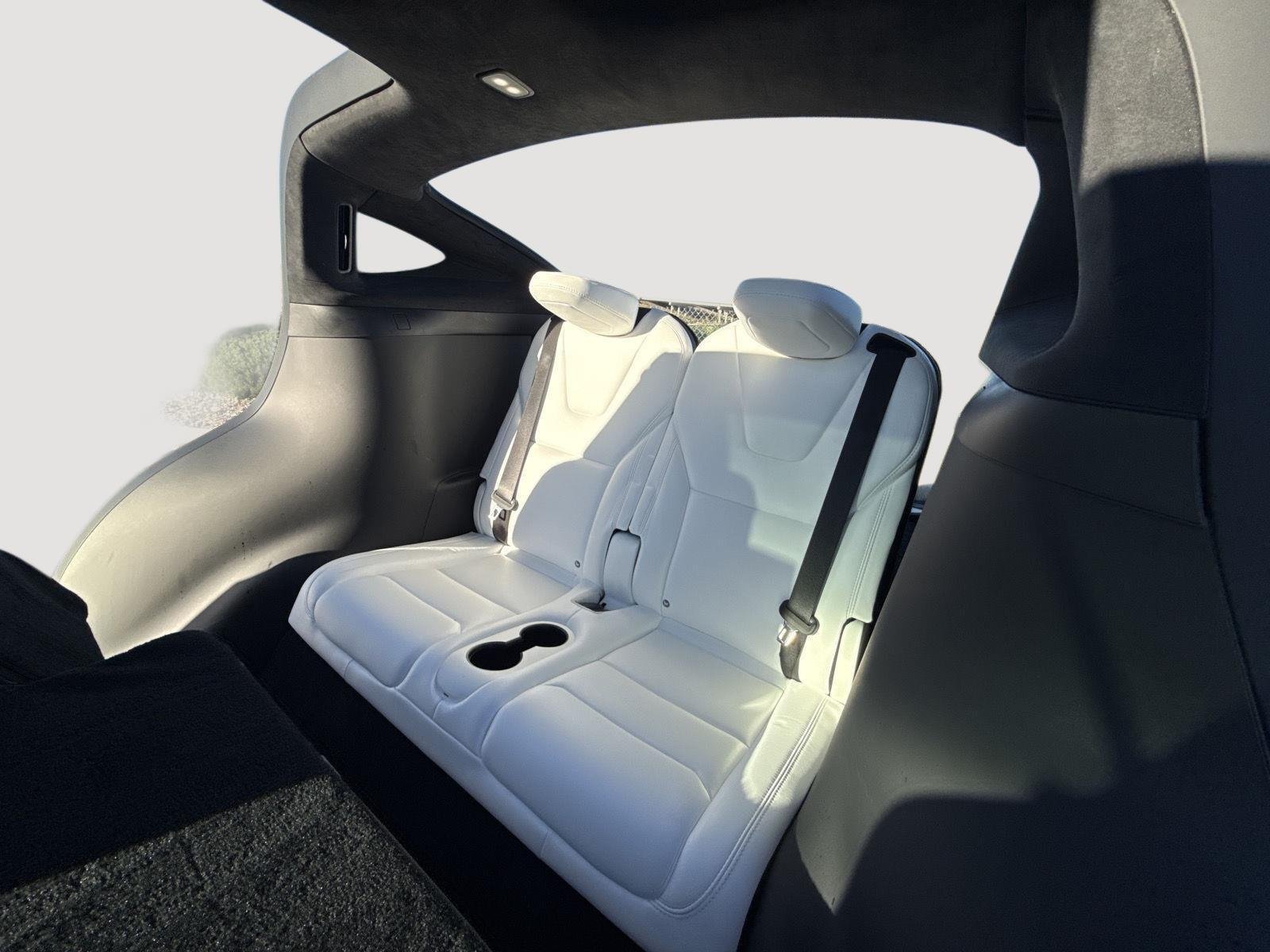 Used 2018 Pearl White Multi-Coat Tesla P100D image 21