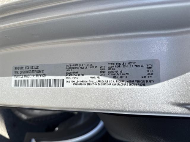 New 2026 Bright Silver Metallic Clear-Coat Exterior Paint RAM Tradesman image 29