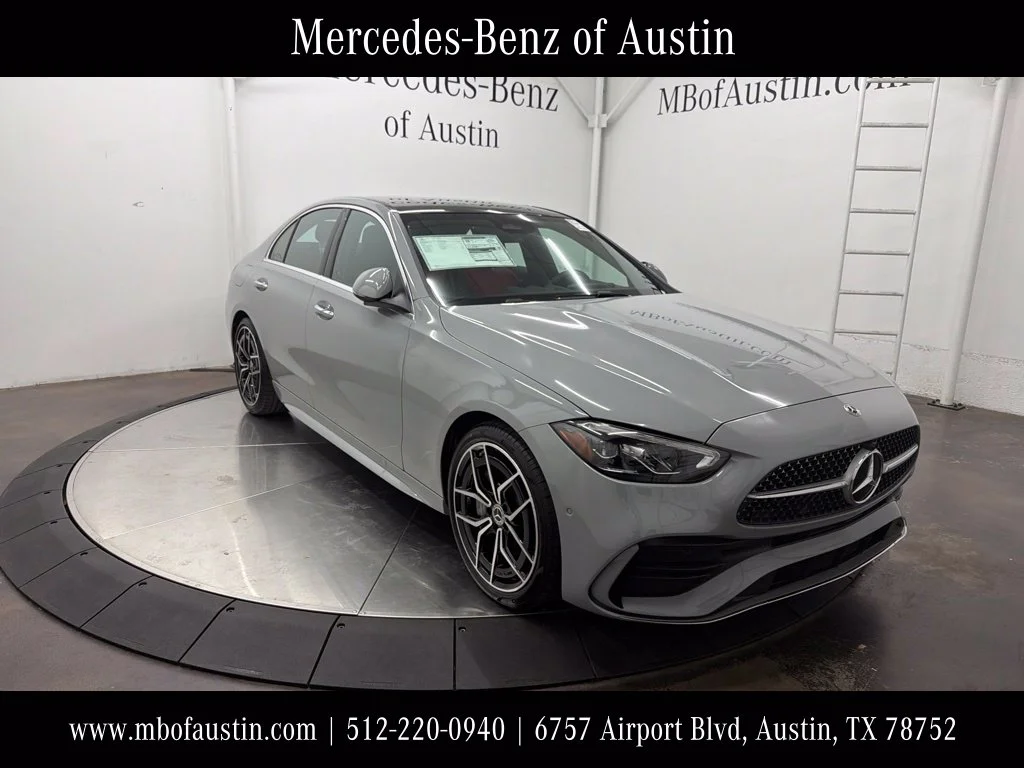 New 2027 White Mercedes-Benz C 300 image 1