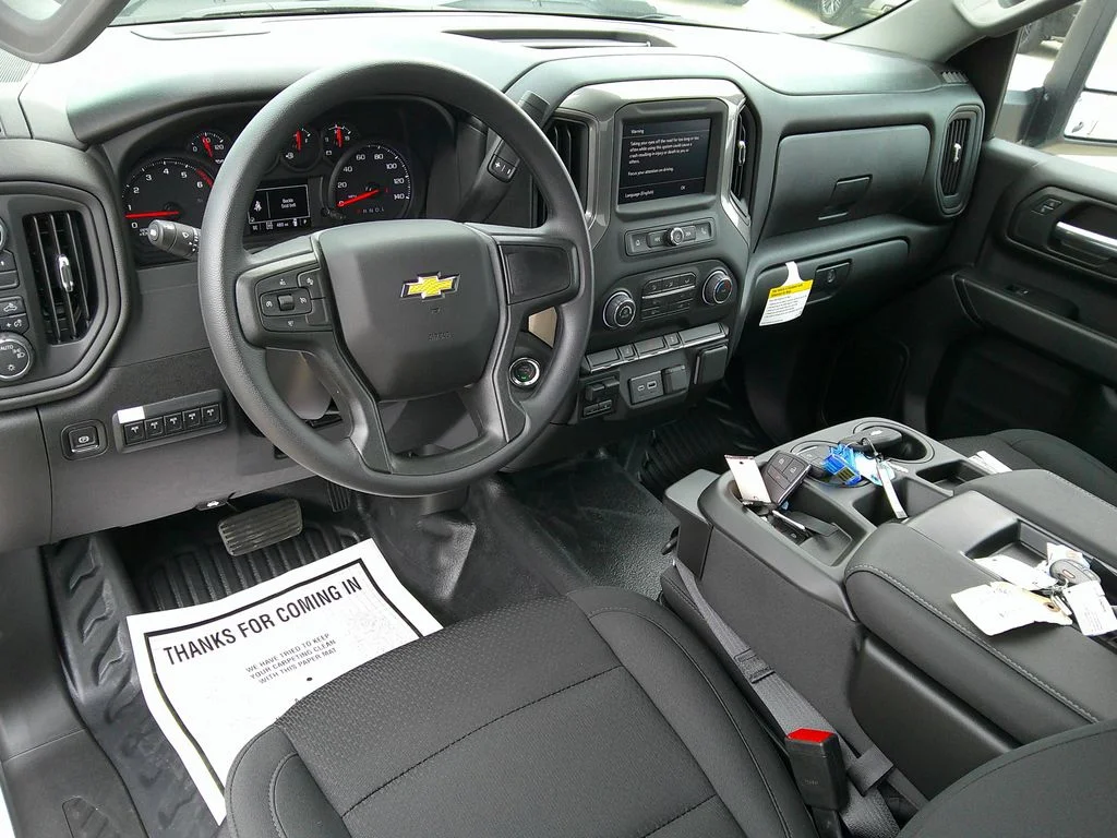 New 2025 White Chevrolet Work Truck image 10