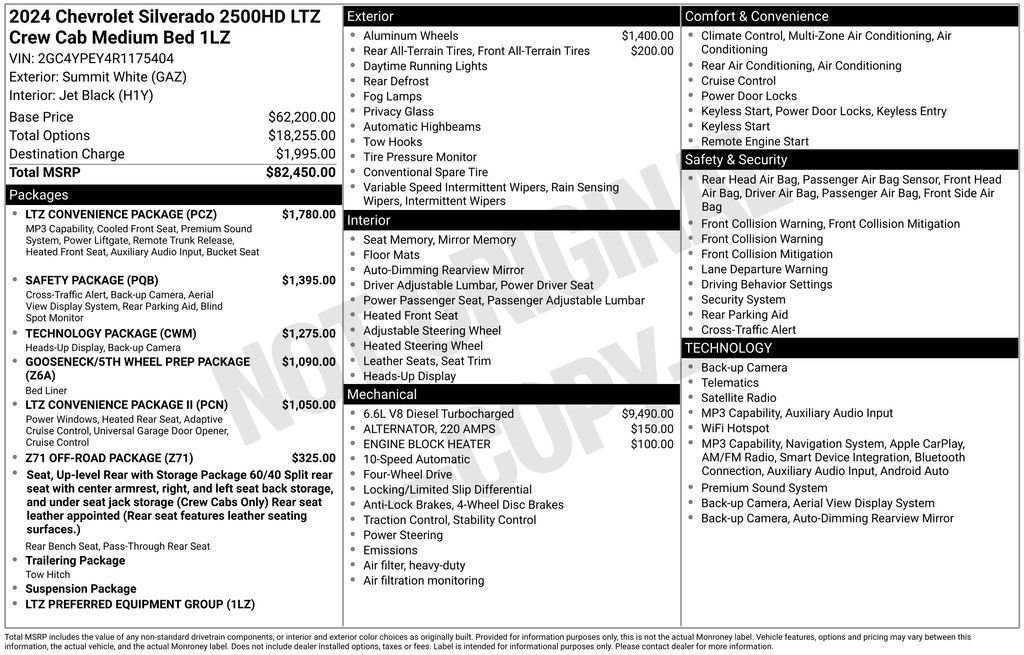 Used 2024 White Chevrolet LTZ image 26