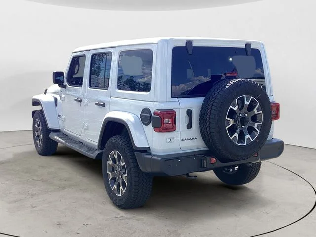 New 2026 Bright White Jeep 4-DOOR SAHARA image 3
