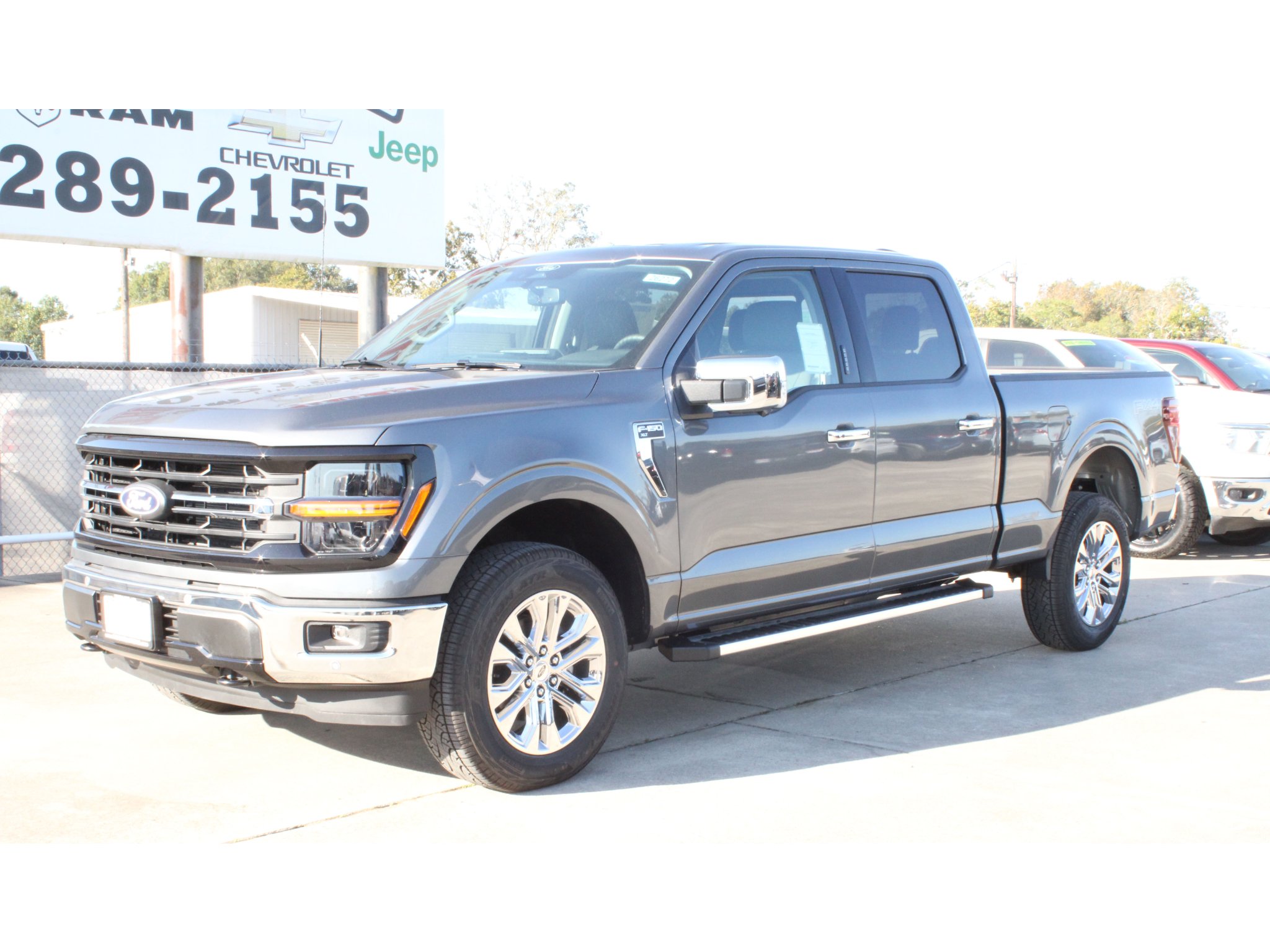 New 2026 Carbonized Gray Metallic Ford XLT image 2